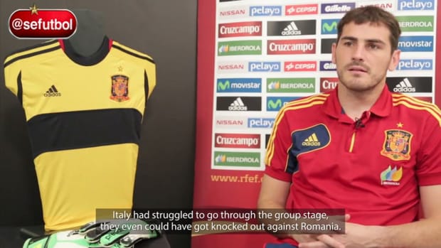 Casillas on turning point knockout against Italy in Euro 2008